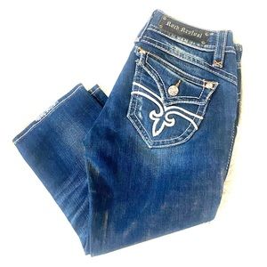 Rock Revival Denim Capris Size 29